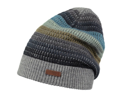 Grijs gemleerde beanie Barts - Crivat